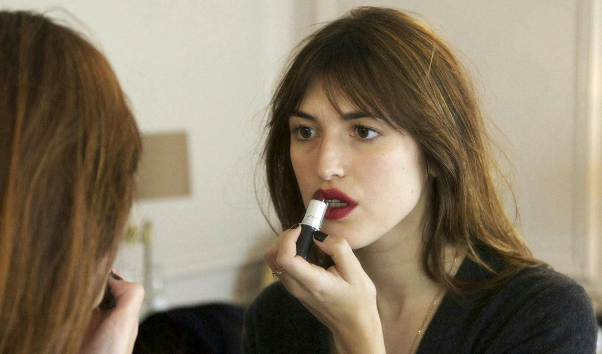 person human lipstick cosmetics
