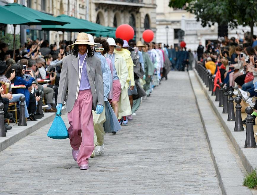 paris pedestrian person human clothing apparel overcoat coat