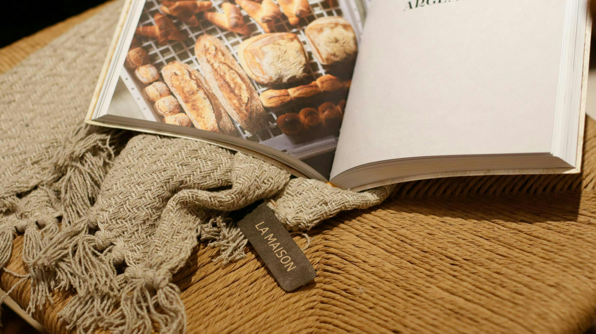 book publication bread food home decor