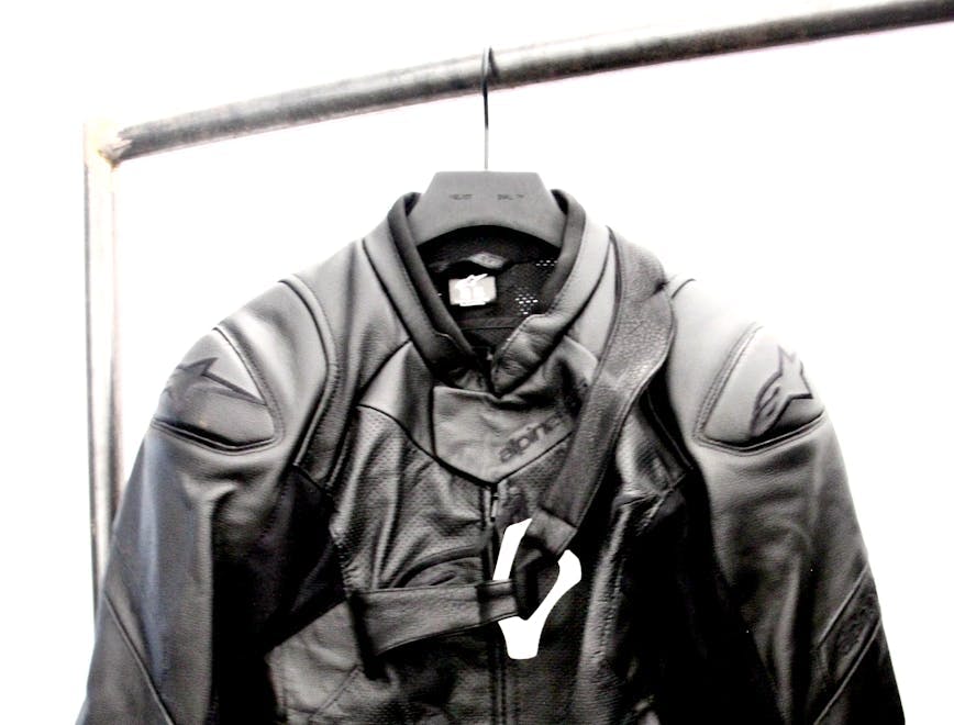 clothing coat jacket leather jacket